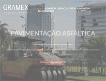 Tablet Screenshot of gramexterraplenagem.com.br
